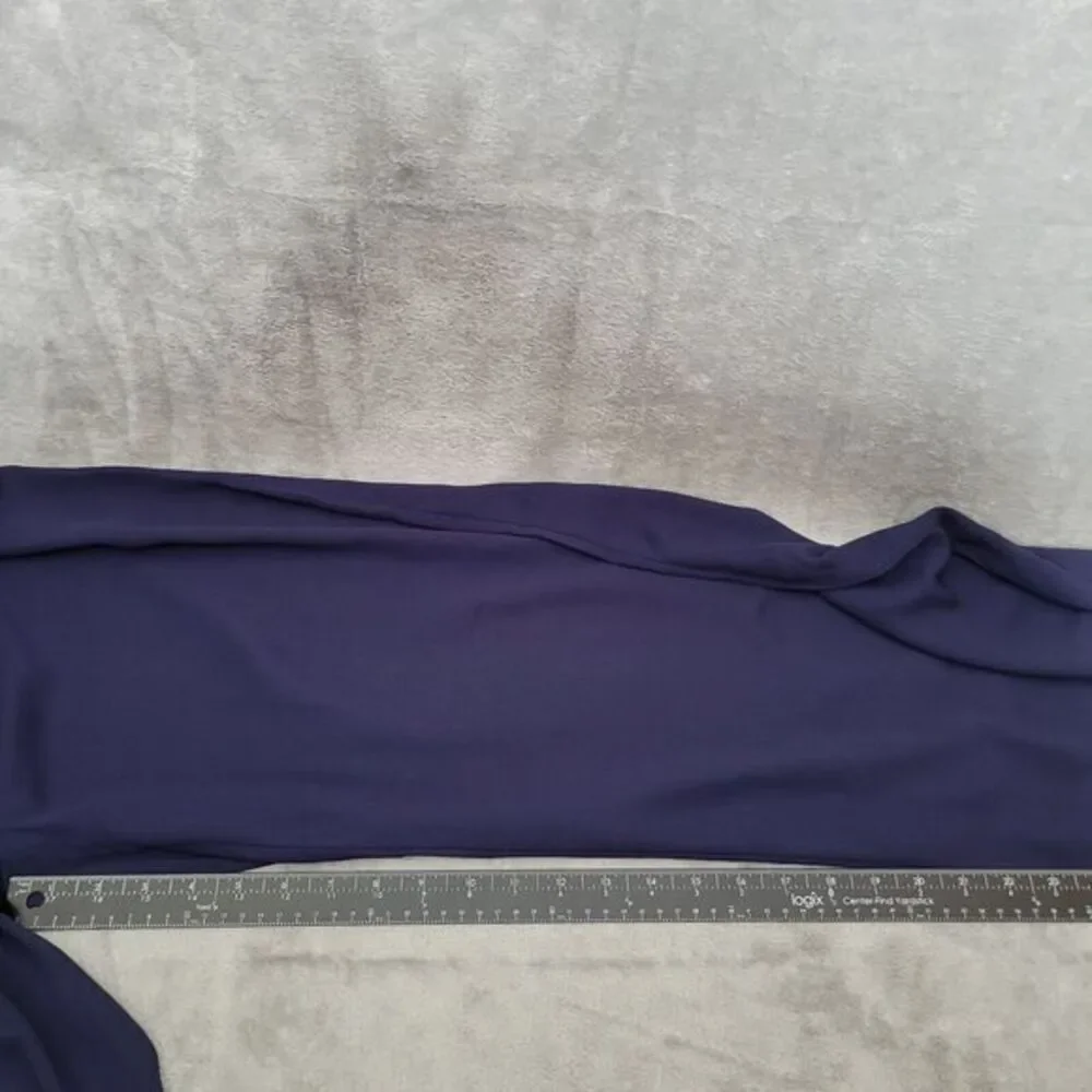the Edit by Seventeen Women's Jumpsuit Romper Size 9 Cold Shoulder Wide Leg Blue